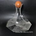 custom Crystal Multi-sided Glass Wine Decanter set